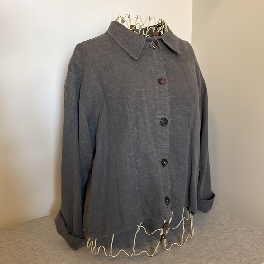 Aly Wear, Womens XS, 100% Linen, Top - Picture 3 of 4